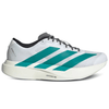Side view of Adidas AdiZero EVO SL Cloud White Pure Teal sneaker