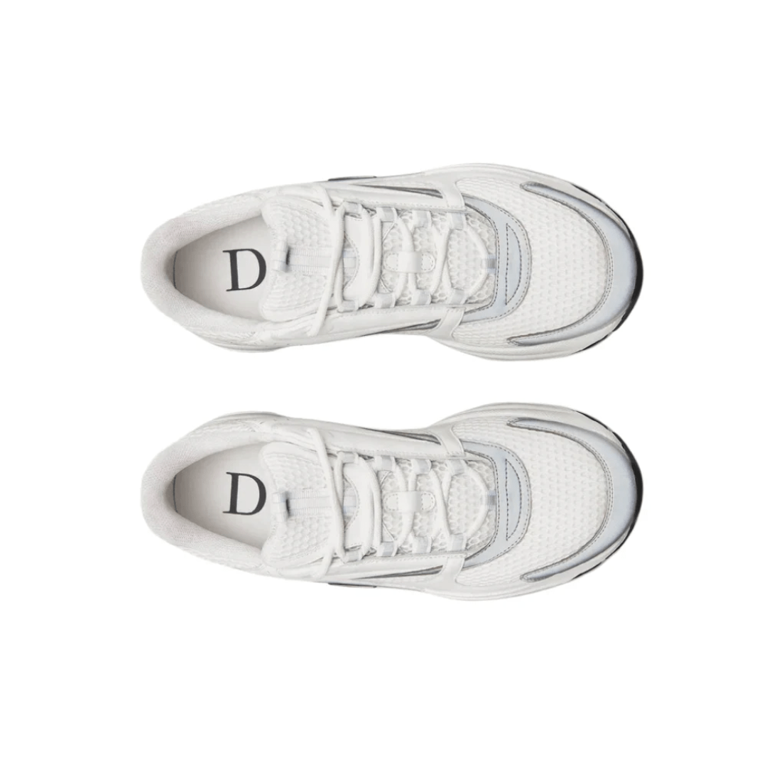 Top view of Dior B22 White Grey sneakers UAE