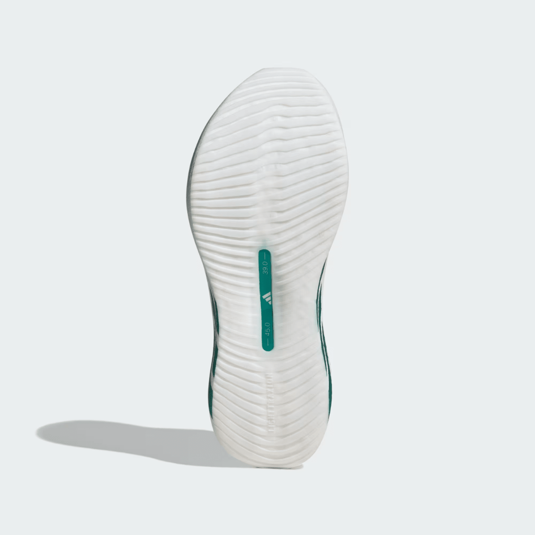 Heel comfort pods on adidas Hyperboost Edge Green shoes
