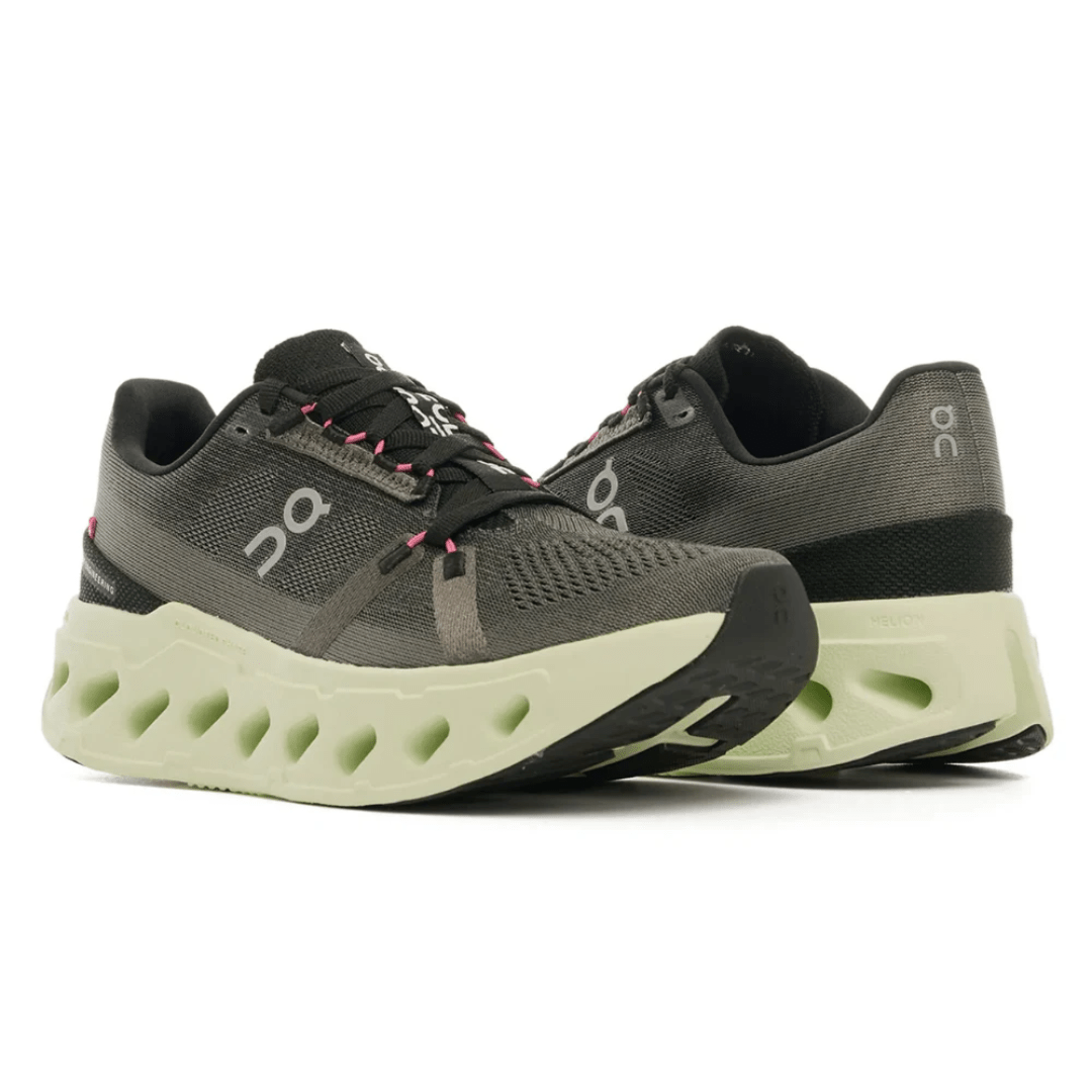 On Cloudeclipse Khaki Light Green Running Action