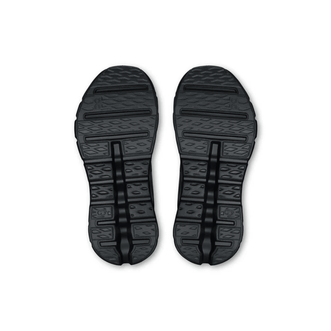 Heel design of On Cloudtilt Remix Black shoes