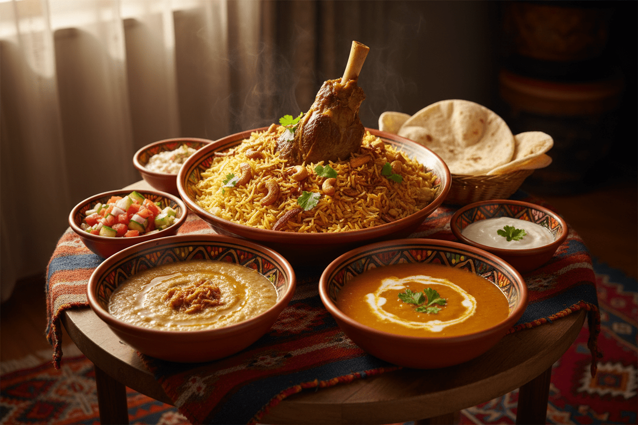 comfort food popular dishes UAE rice soup home meals