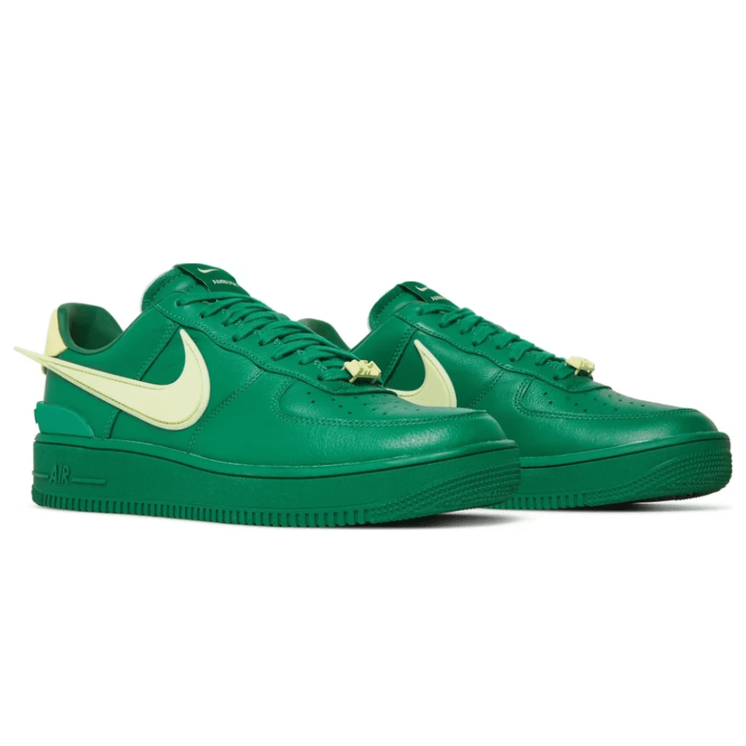 AMBUSH x Air Force 1 Low Pine Green upper detail