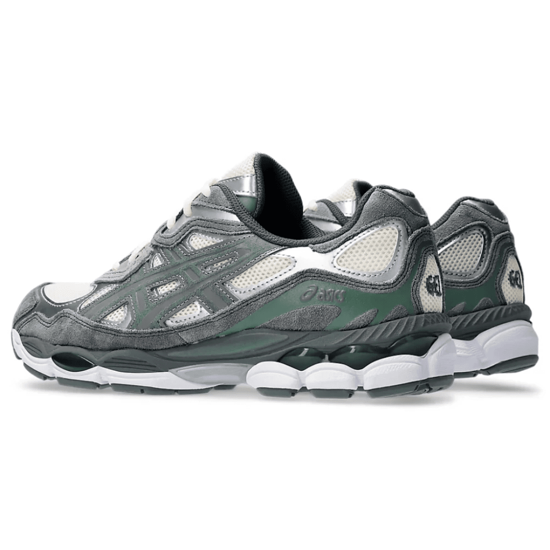 ASICS GEL-NYC Cream Steel Grey heel view