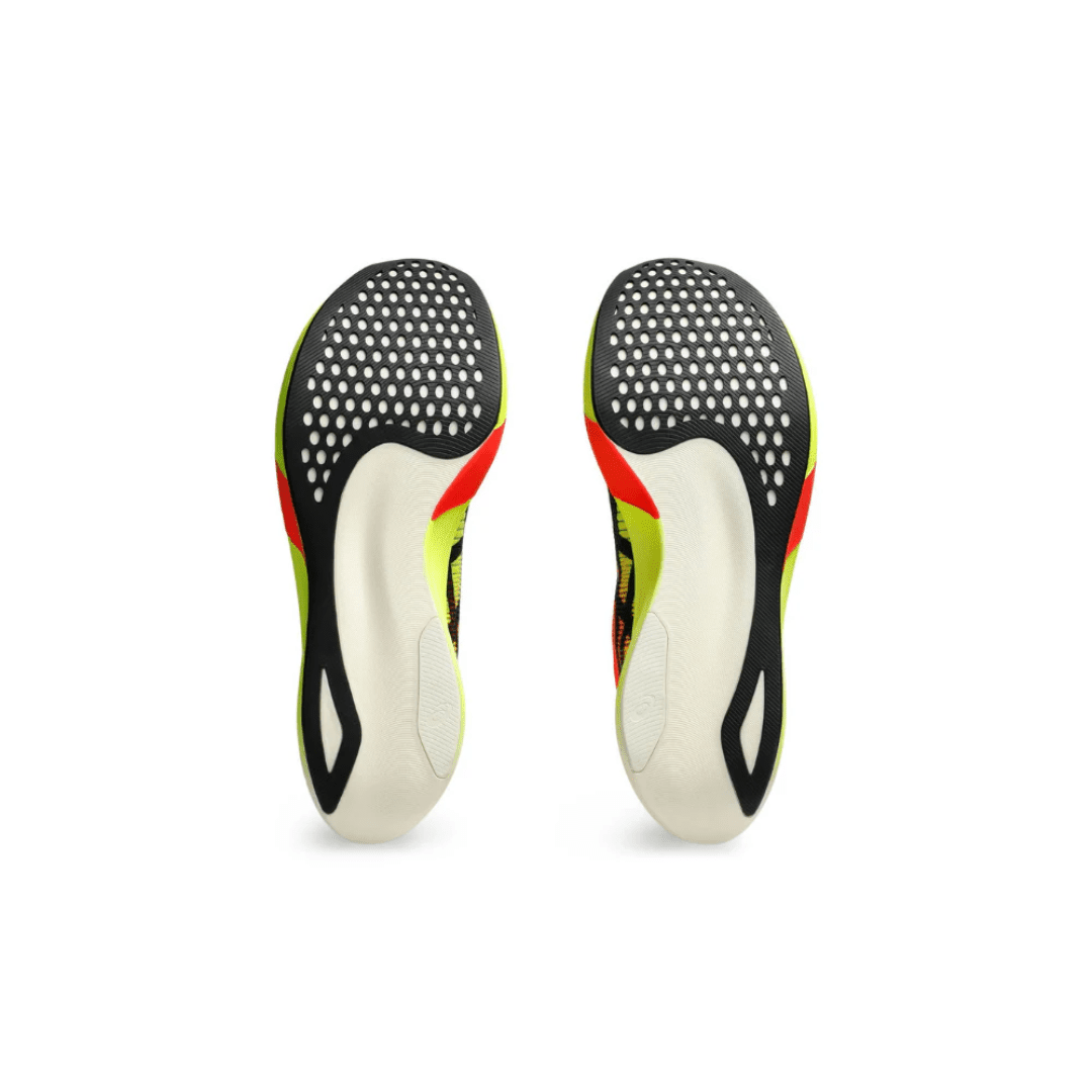 ASICS Metaspeed Edge Paris Safety Yellow Black top view