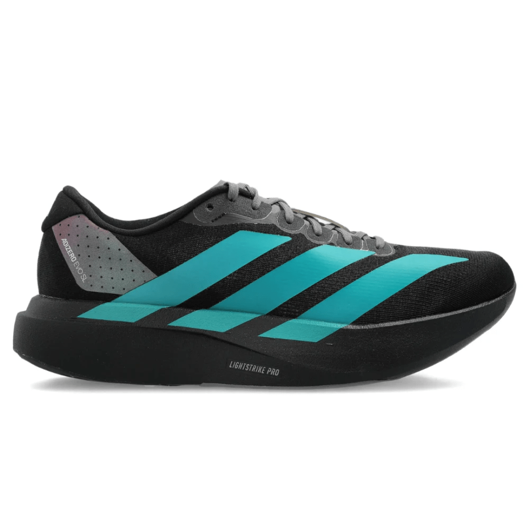 Adidas Adizero Evo SL Core Black Pure Teal Grey Four Dubai UAE