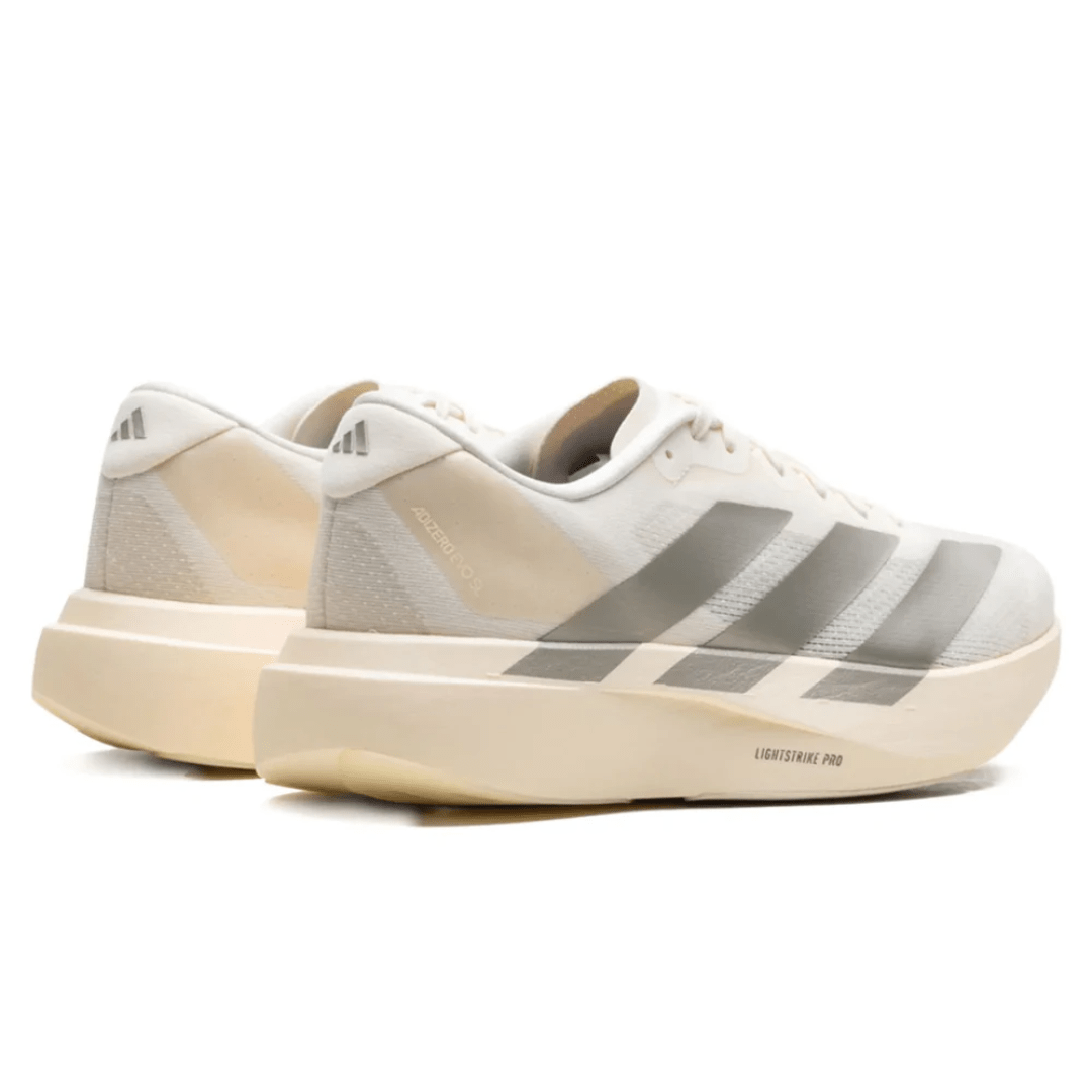 Close-up of Lightstrike Pro midsole on Adidas Adizero Evo SL Wonder White UAE