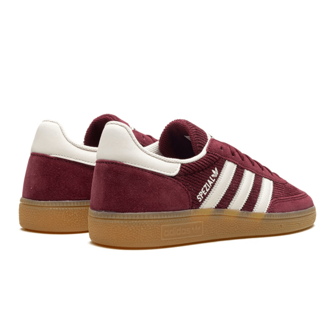 Adidas Handball Spezial Shadow Red worn by model in Dubai