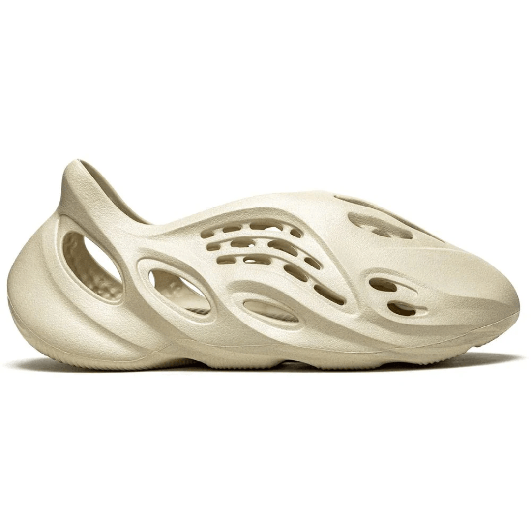 Side profile of Adidas Yeezy Foam RNNR Sand sneaker in Dubai UAE