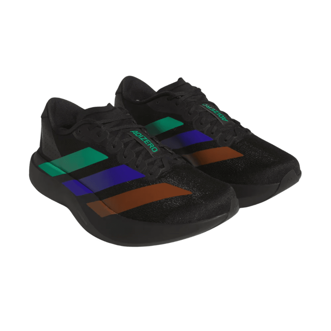 Pharrell x Adidas Adizero Evo SL Black upper detail