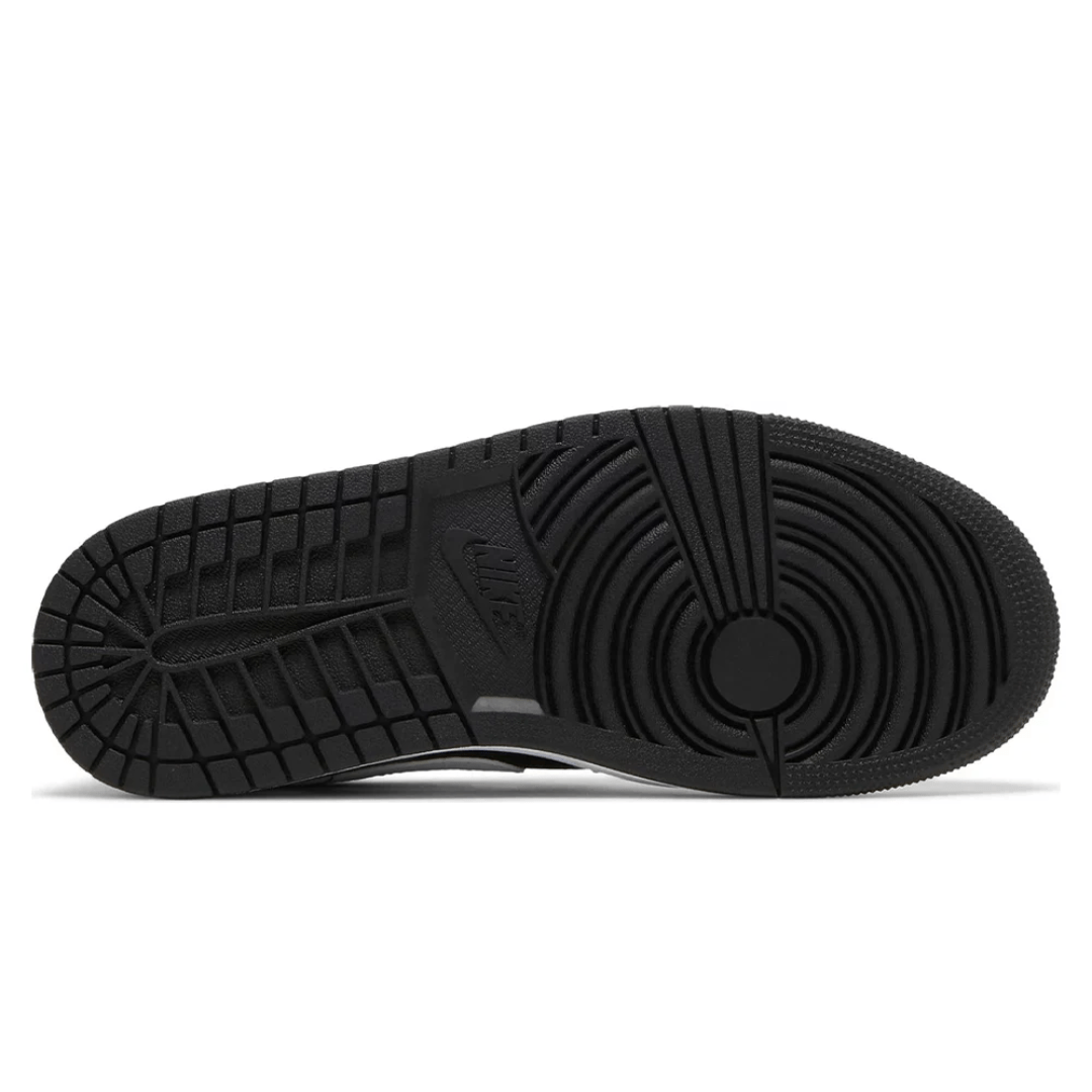 Lifestyle shot of Air Jordan 1 Low SE Homage worn in Dubai streets.