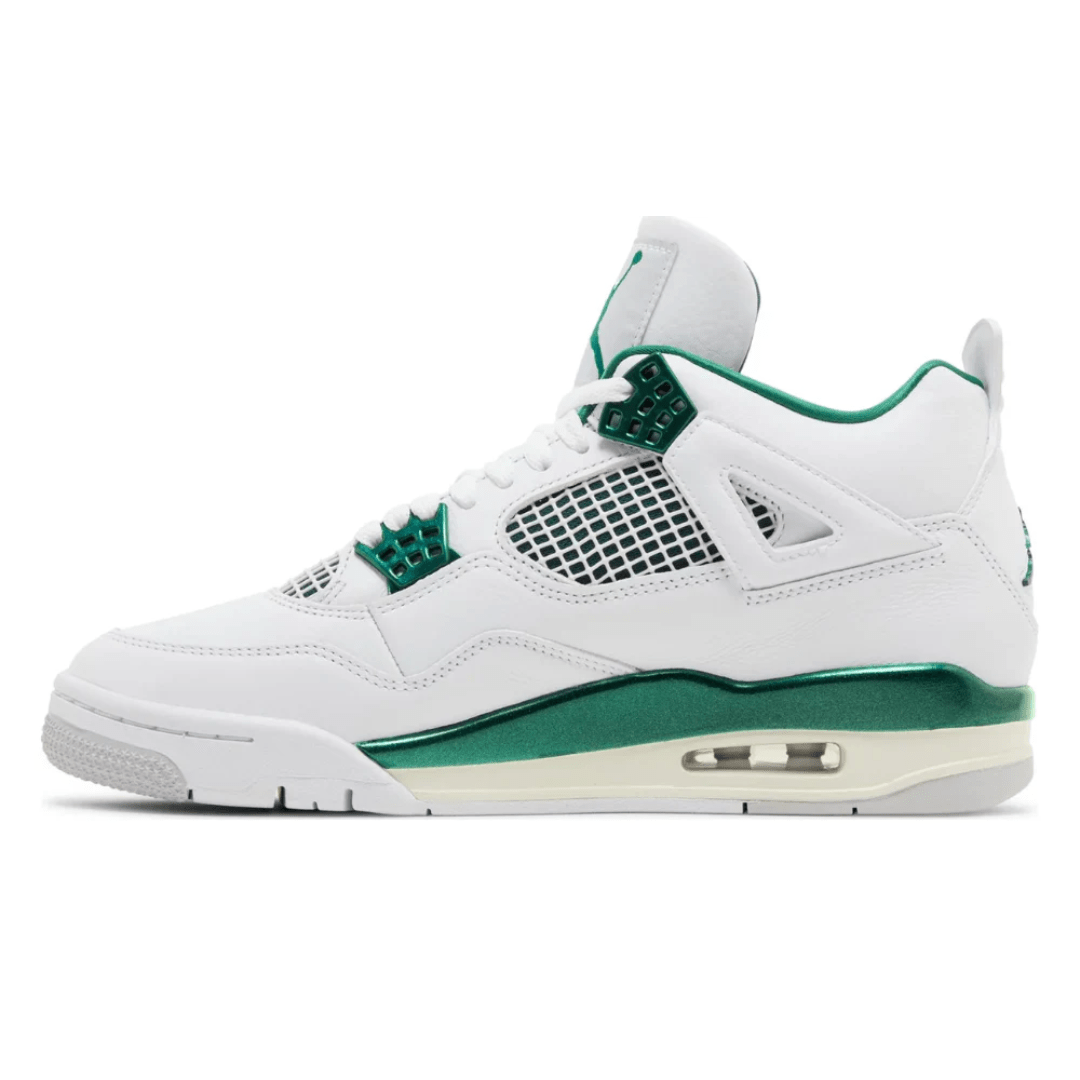 Side view of Nike Air Jordan 4 Oxidized Green Dubai release