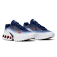 Front view highlighting mesh upper and red detailing of Nike Air Max DN