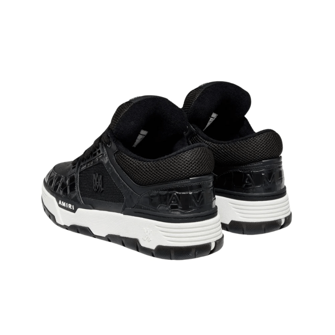 Side profile of Amiri Croc MA-1 jacket Dubai