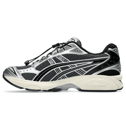 Side profile of Asics Gel-Kayano 14 Carrier Grey Black sneakers in Dubai