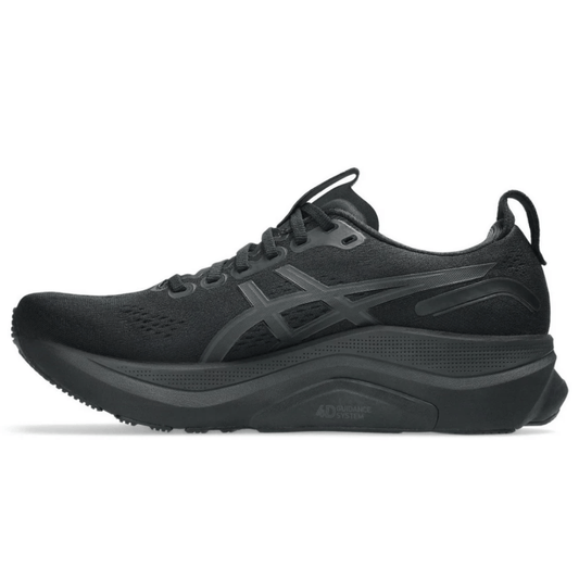 On-feet Asics Gel-Kayano 32 Black Graphite Grey lifestyle photo Dubai UAE