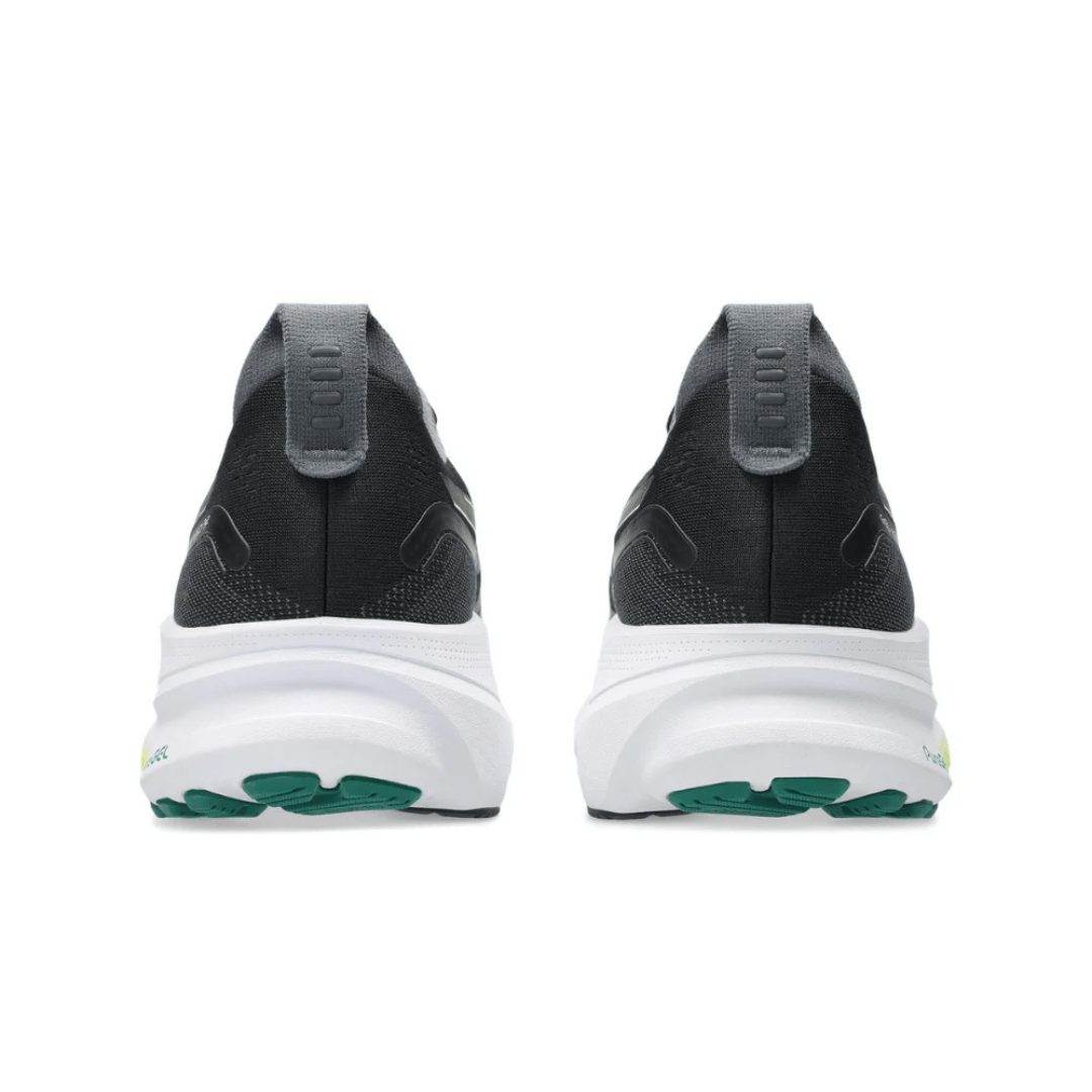 Close-up Asics Gel-Kayano 32 Black Jasper Green running shoes UAE