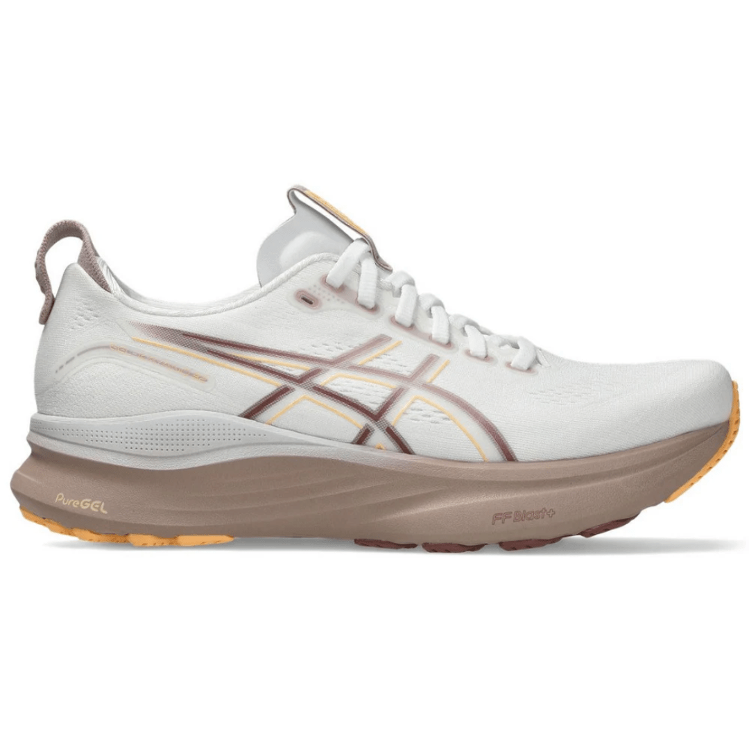 Asics Gel-Kayano 32 White Orange Glow running shoes Dubai UAE