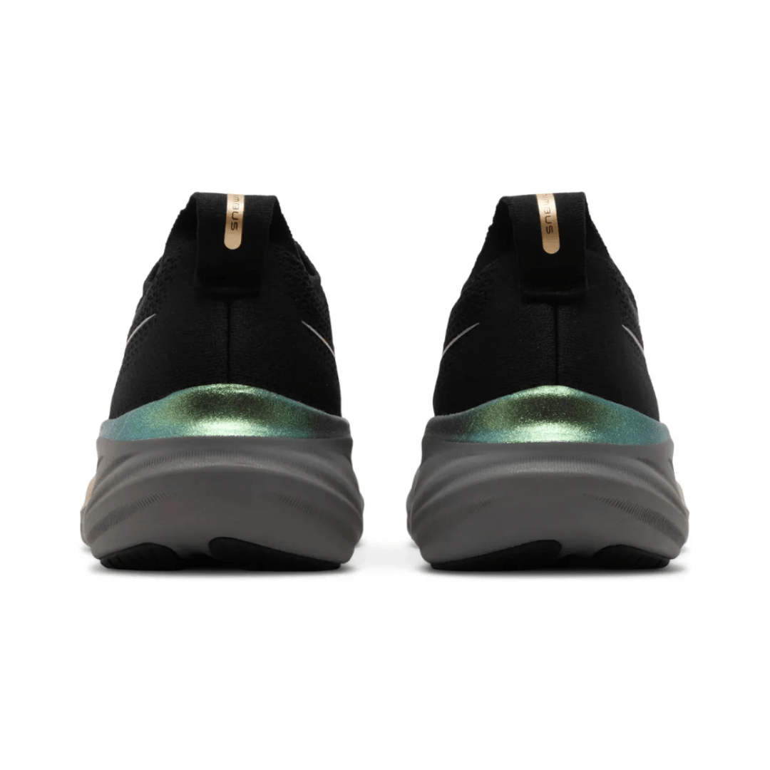 PureGEL cushioning of Asics Gel-Nimbus 26 Platinum Black Champagne running shoes Dubai