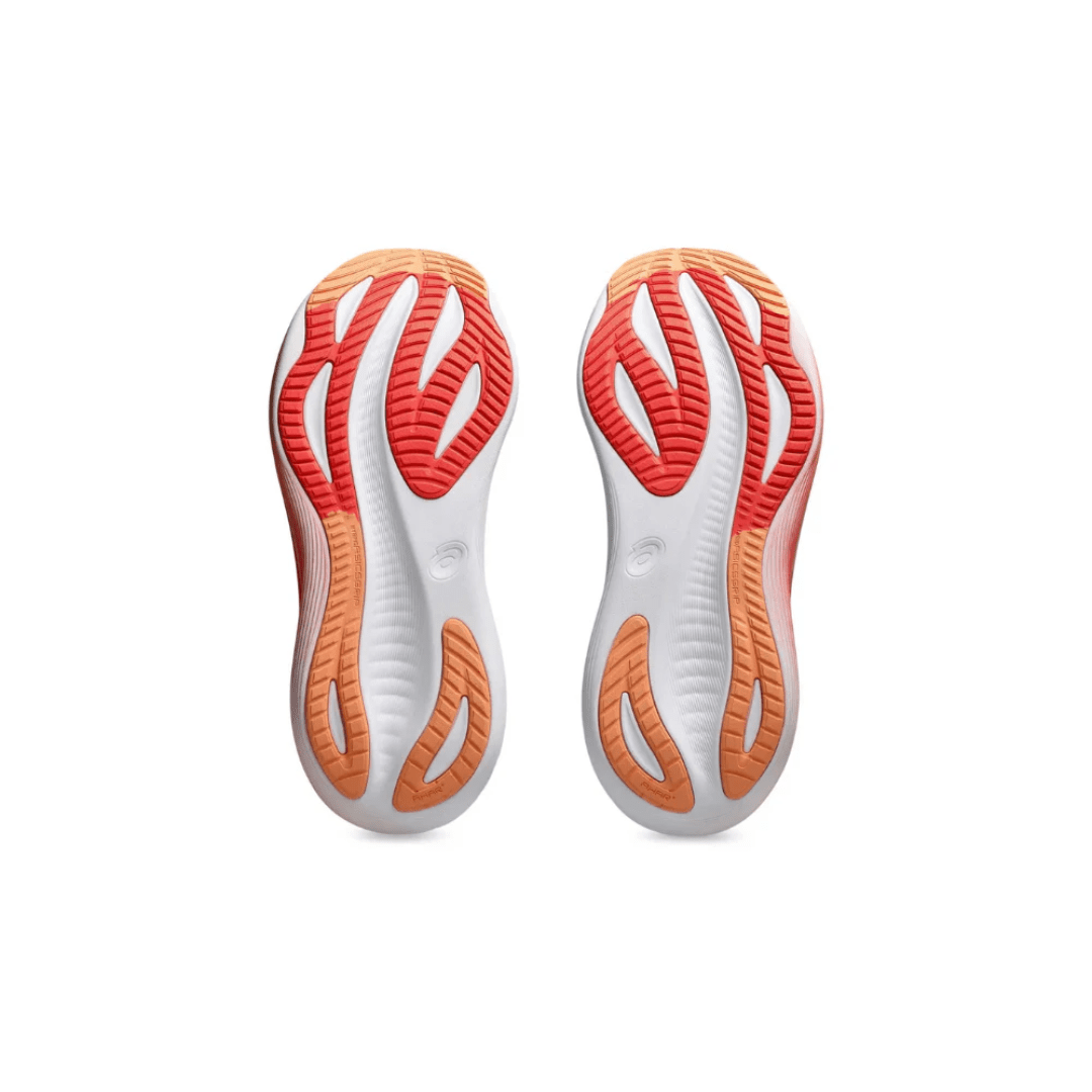 On-feet Asics Gel-Nimbus 27 Carbon Mojave lifestyle photo Dubai UAE