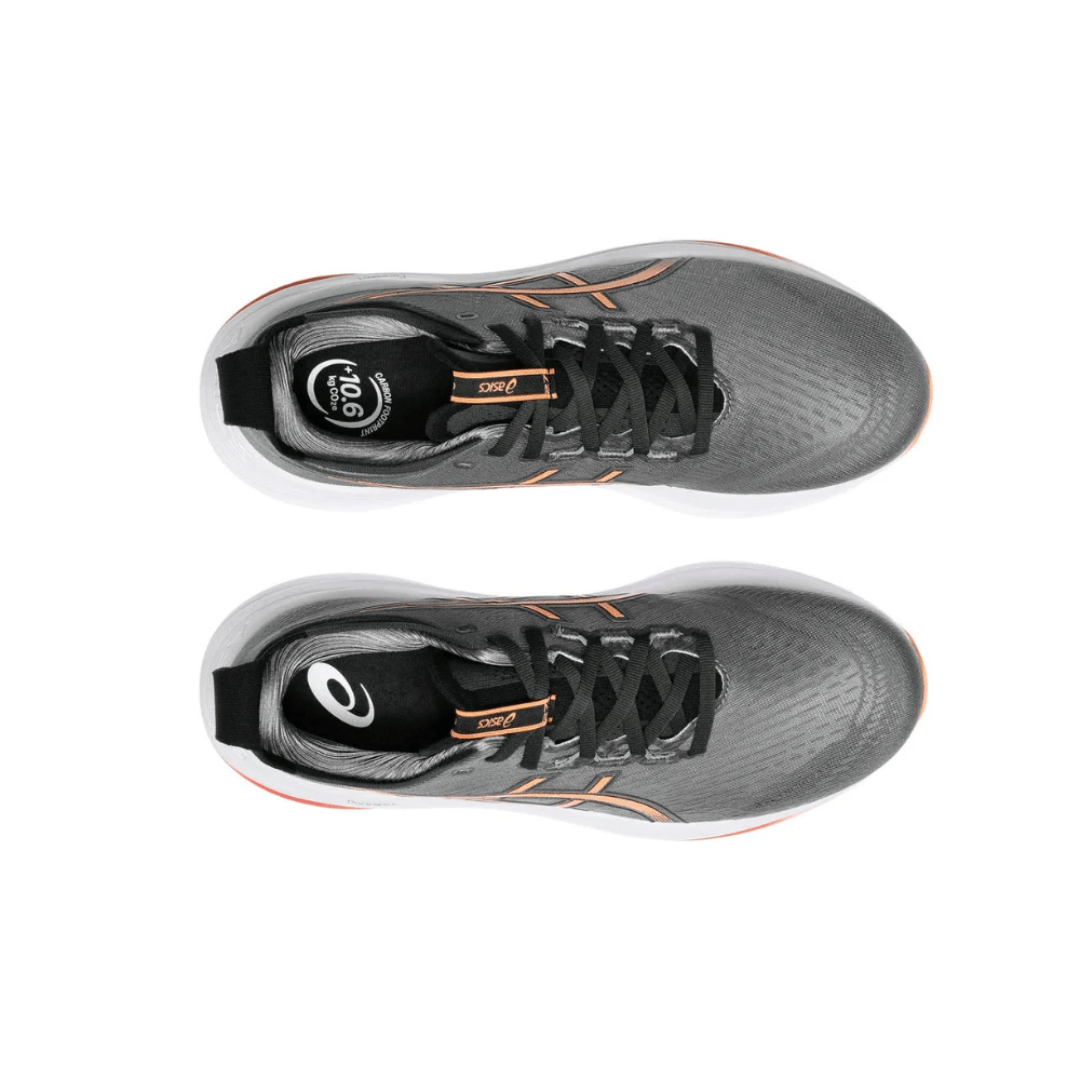 Top view Asics Gel-Nimbus 27 Carbon Mojave Dubai UAE