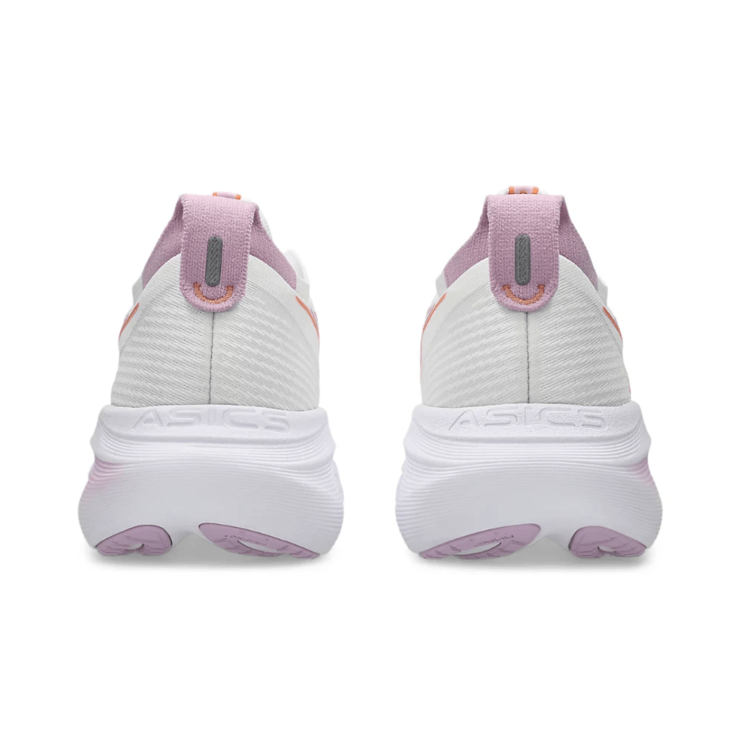 Breathable mesh design of Asics Gel Nimbus 27 White Light Ube