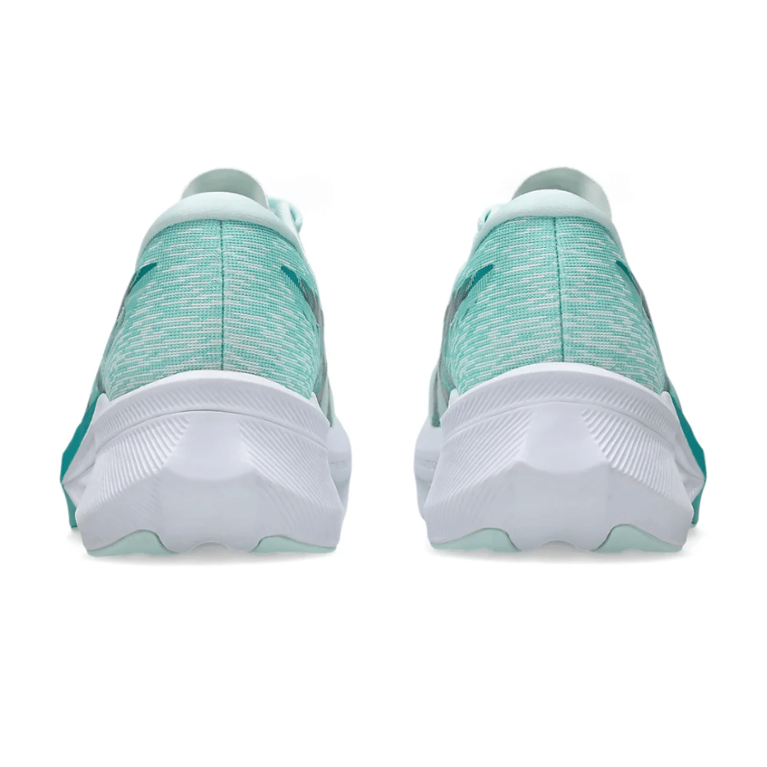 FF Blast Plus cushioning in Asics Magic Speed 4 Soothing Sea Black sneakers Dubai UAE