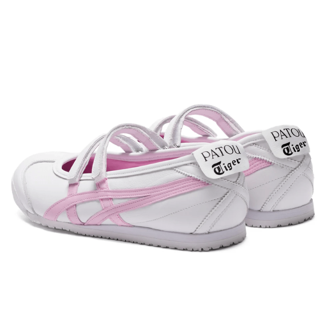 Stylish side profile of Asics Mexico 66 Ballerina White Cotton Candy in Jumeirah, Dubai