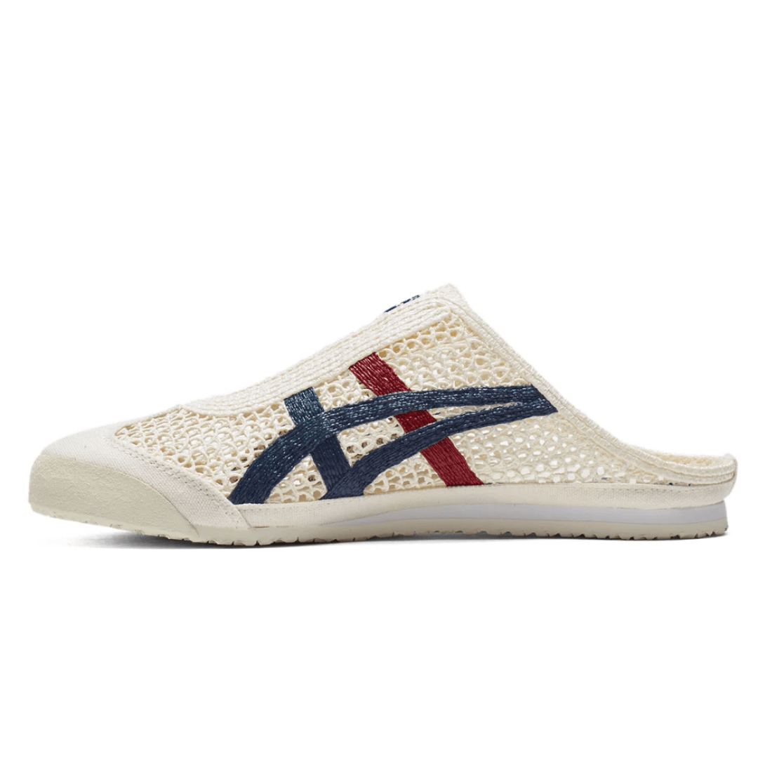 Unisex Asics Mexico 66 Sabot Cream Mako Blue available in Dubai UAE