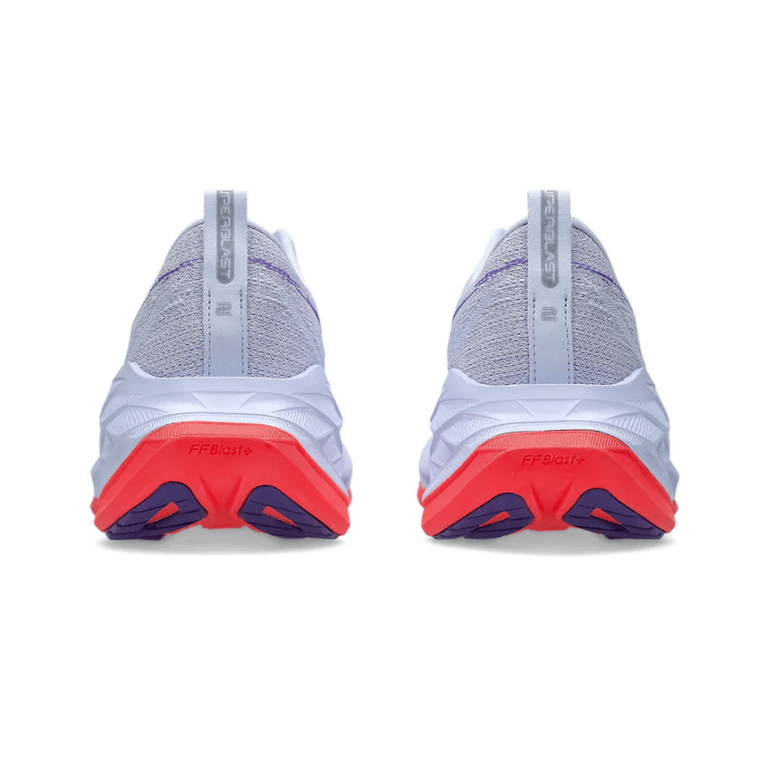 Outdoor photo Asics Superblast 2 Blue Fade Edo Purple Dubai UAE