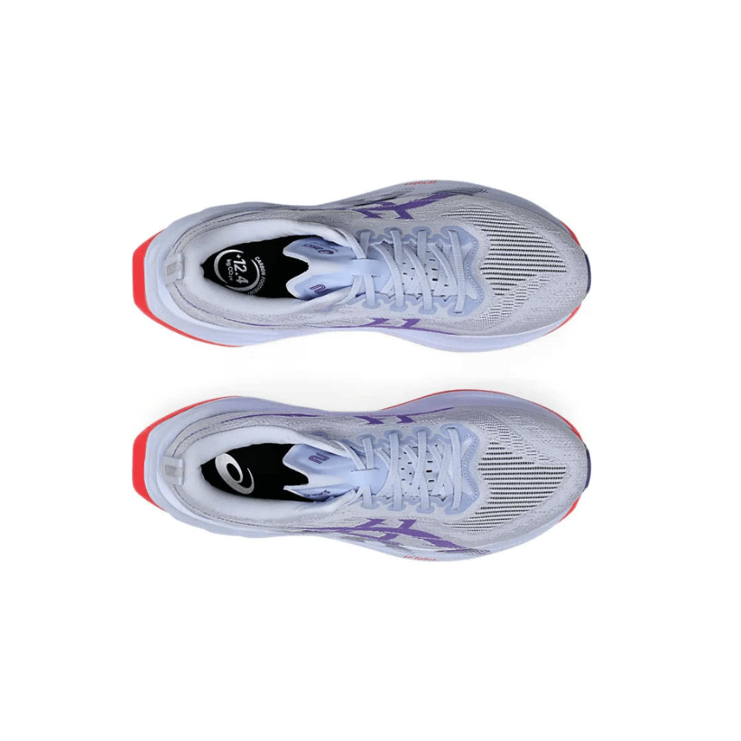 Top view Asics Superblast 2 Blue Fade Edo Purple Dubai UAE