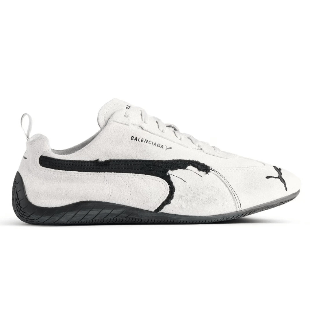 Balenciaga x Puma Speedcat Suede White Black sneaker in Dubai UAE