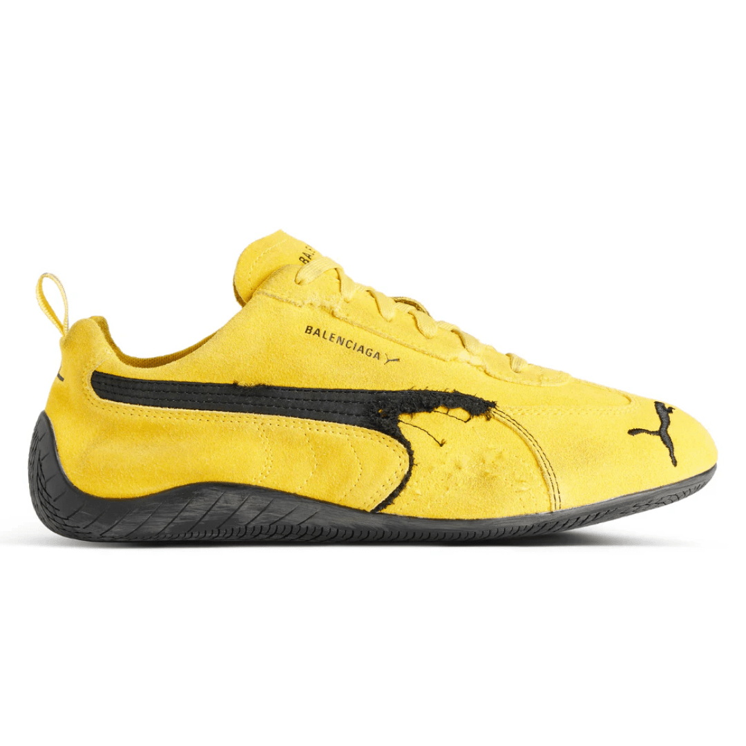 Balenciaga x Puma Speedcat Suede Yellow Black sneaker in Dubai UAE