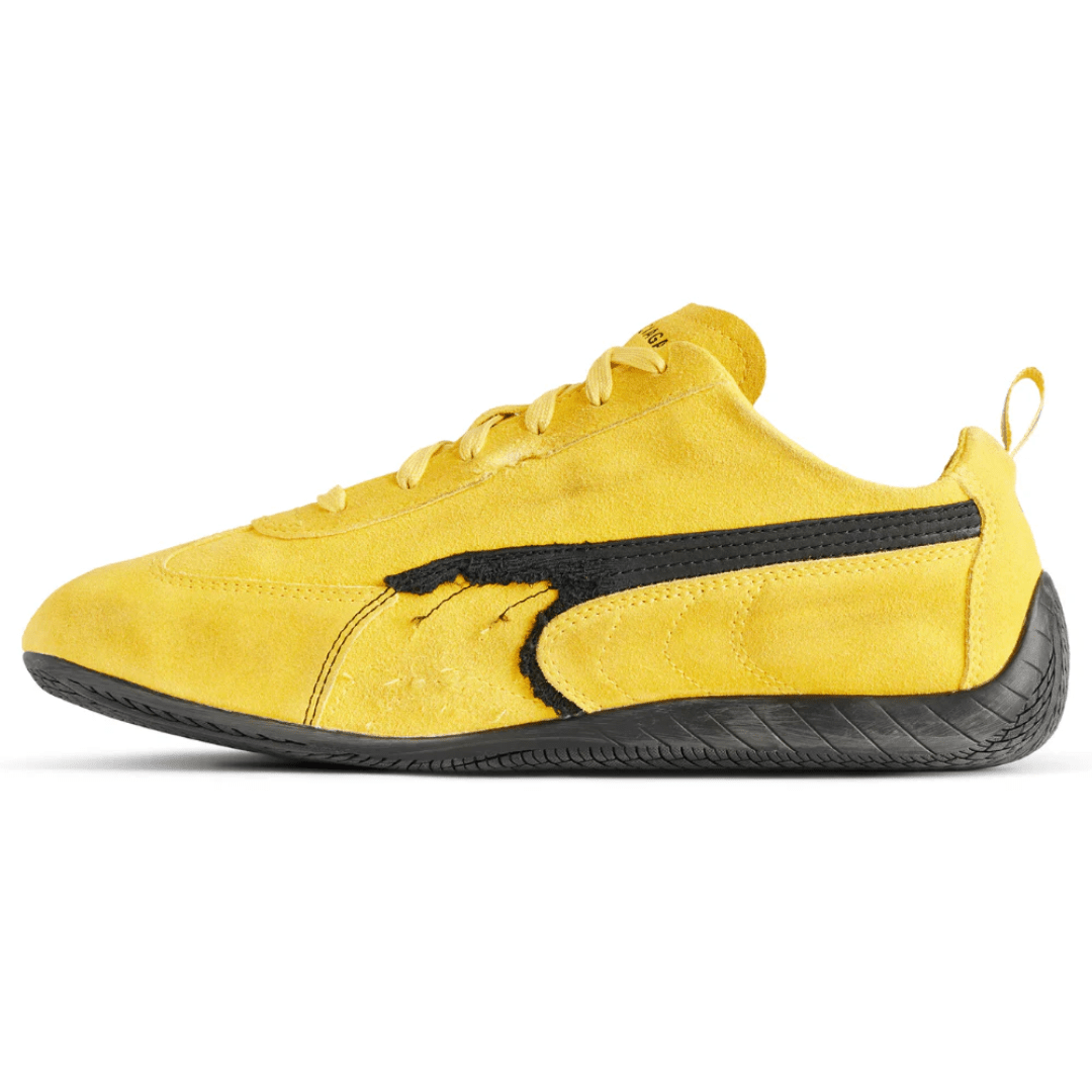 Lifestyle image of Balenciaga Puma Speedcat Yellow Black UAE