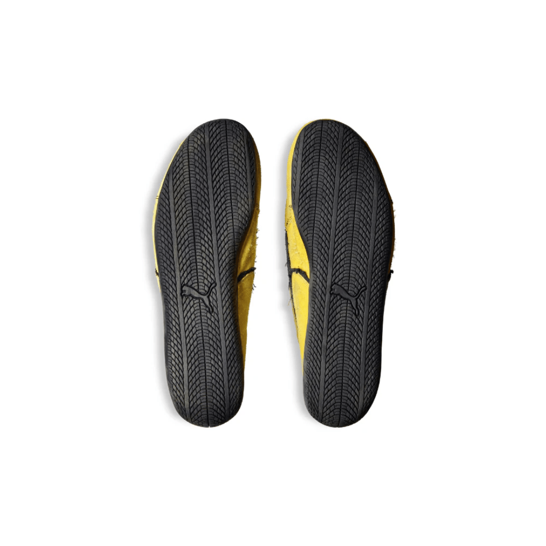 Balenciaga Puma Speedcat Yellow Black store display Dubai UAE