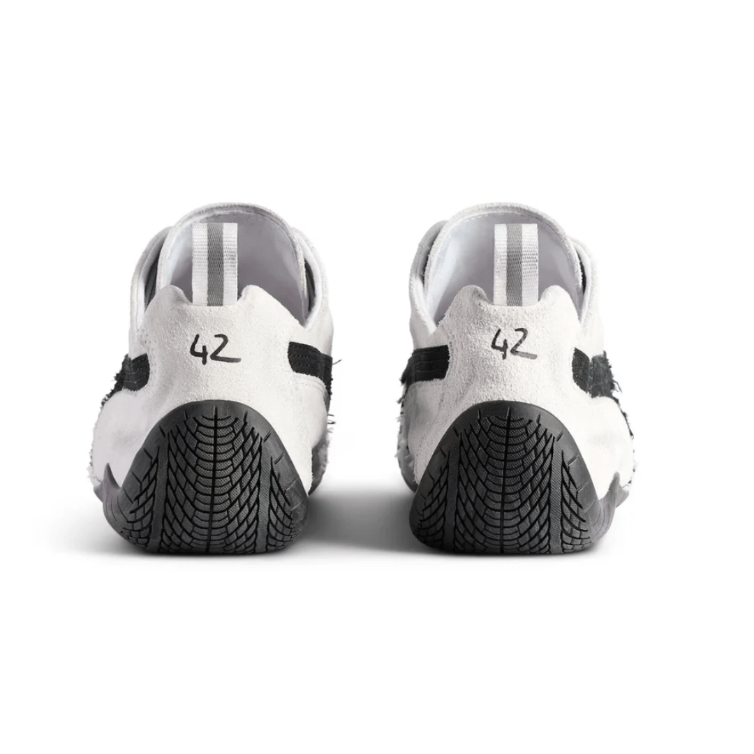 Balenciaga Puma Speedcat White Black worn in Dubai UAE