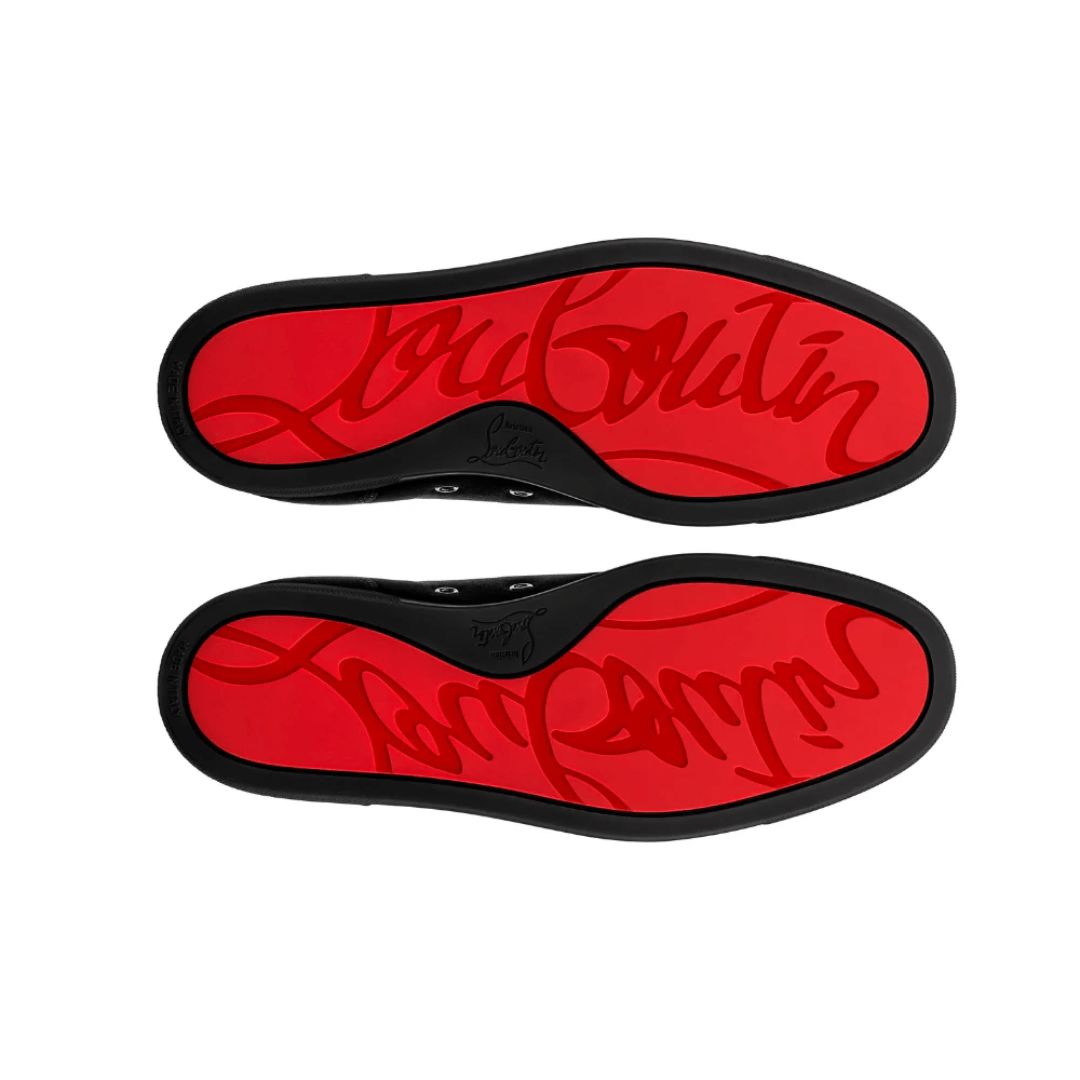 Christian Louboutin Junior Flat Sneakers Red Sole Dubai