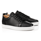 Christian Louboutin Rantulow Grained Calf Leather Black on feet Dubai