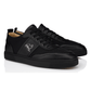 Christian Louboutin Retero Grained Calf Leather Black on feet Dubai