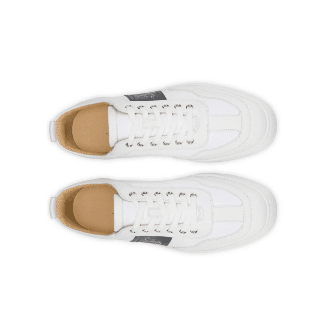 Christian Louboutin Retero Grained Calf Leather Marine upper detail