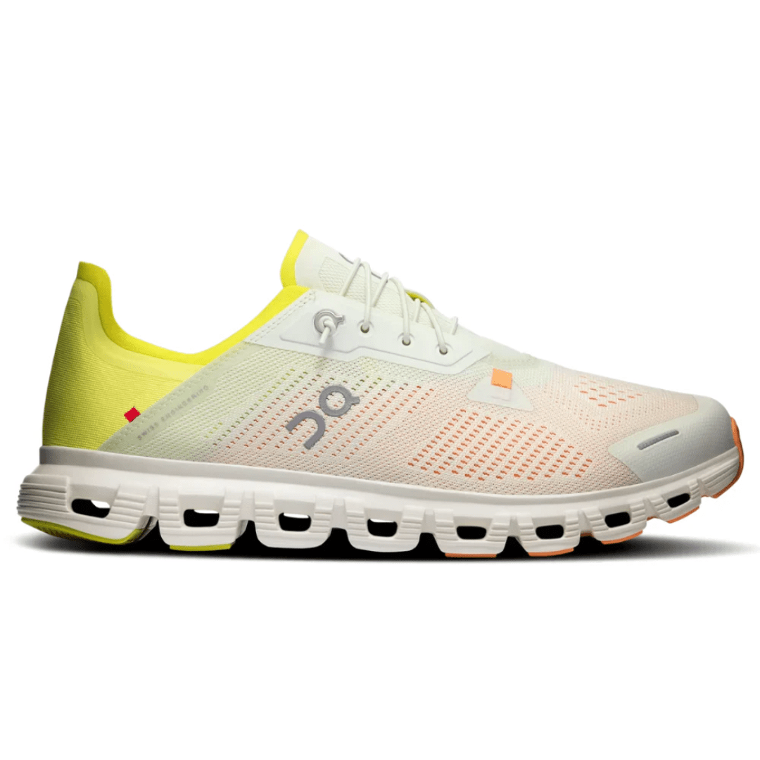 On Cloud 6 Coast Aloe Limelight side profile