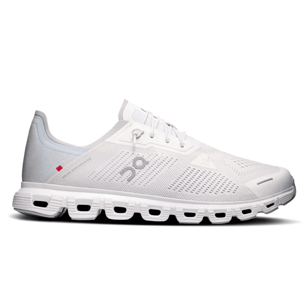 On Cloud 6 Coast White Glacier side profile