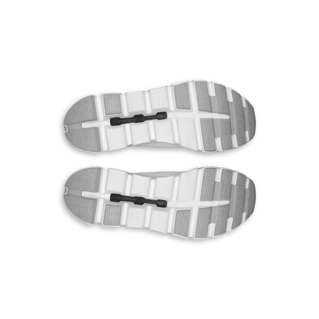 On Cloud 6 Coast White Glacier top view