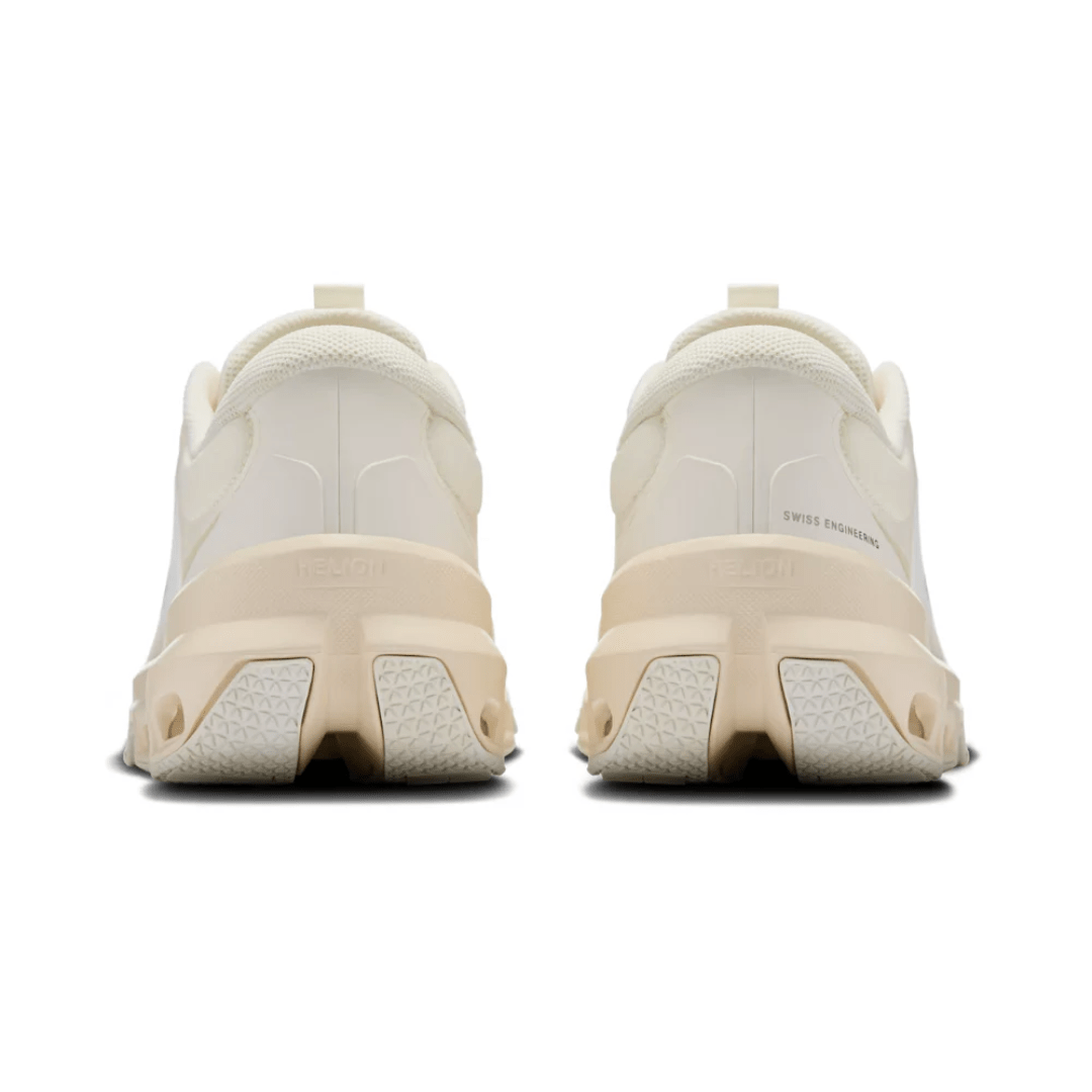 Close-up of Loewe branding on On Cloudventure heel