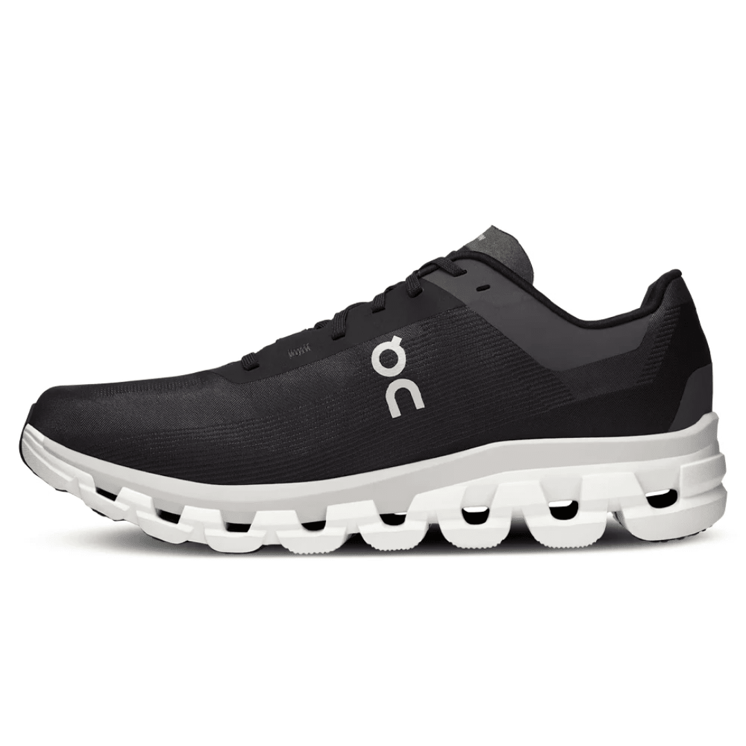 On Running Cloudflow 4 "Black | White" on feet Dubai
