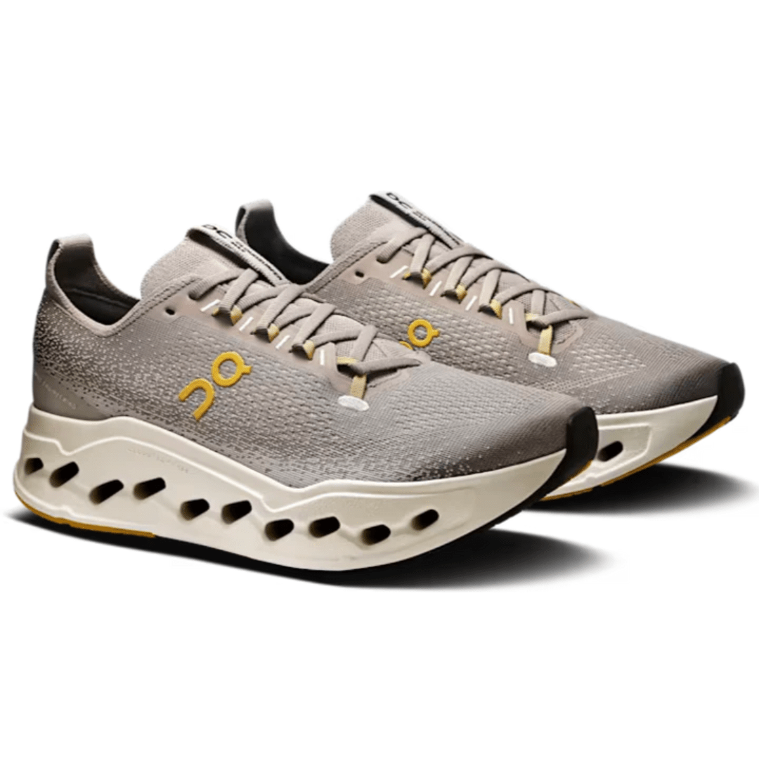 On Running Cloudsurfer Max Cinder Pelican upper detail