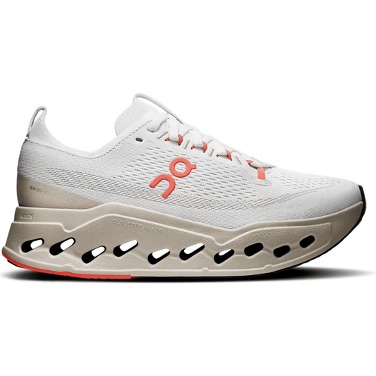 On Running Cloudsurfer Max Ivory Salmon side profile