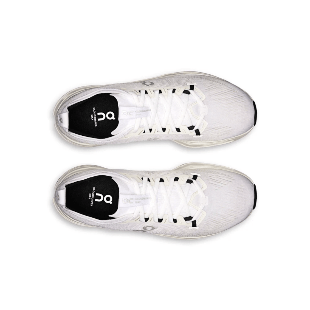 On Cloudsurfer Max White top view