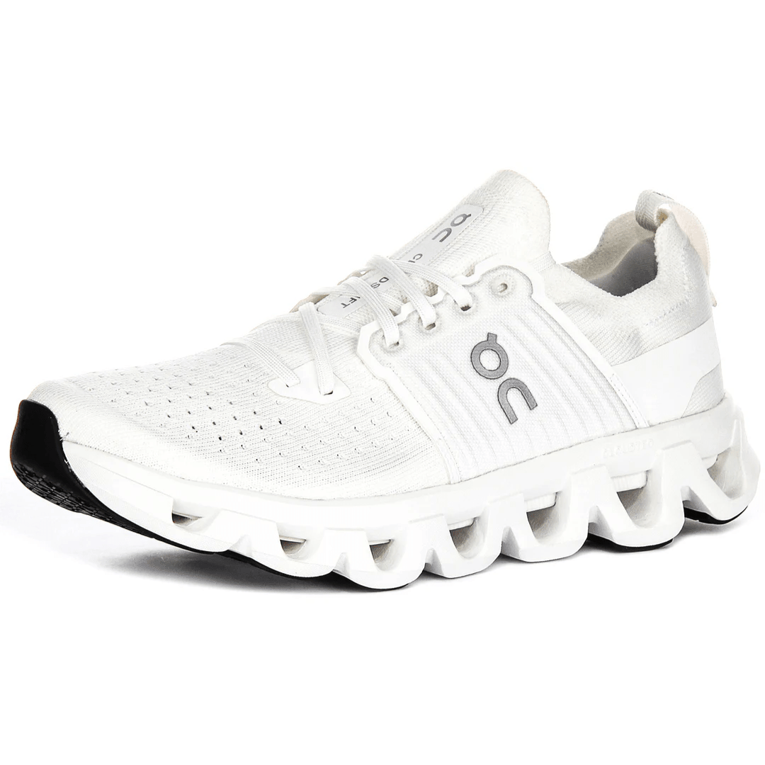 On Running Cloudswift 4 White on feet Dubai