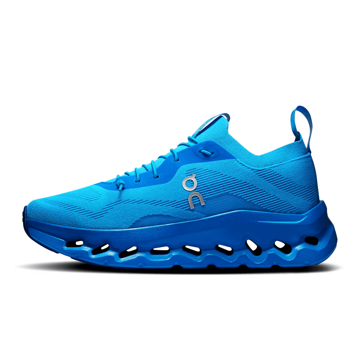 On Running Cloudtilt LOEWE Electric Blue on feet Dubai